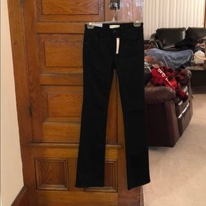 Black straight cut jeans